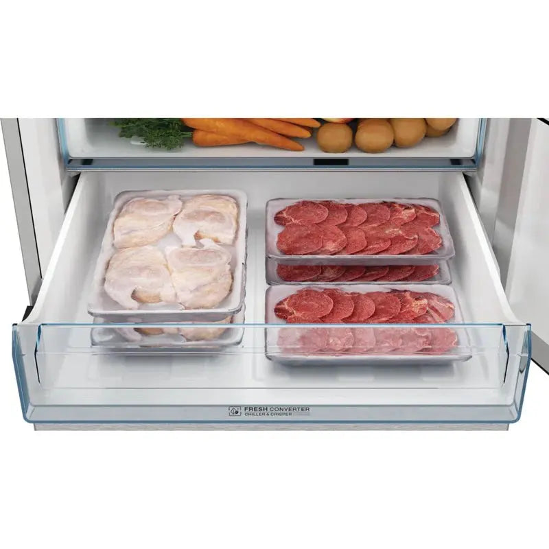 Sharp 24" 11.5 Cubic Feet Smudge-Resistant Bottom Freezer Refrigerator | Fridge.com