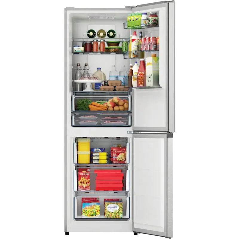 Sharp 24" 11.5 Cubic Feet Smudge-Resistant Bottom Freezer Refrigerator | Fridge.com