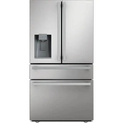 Sharp 36" 21.6 Cubic Feet Energy Star Smudge-Resistant French Door Refrigerator with External Water and Ice Dispenser | Fridge.com