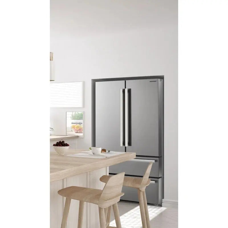 Sharp 36" 22.5 Cubic Feet Energy Star Smudge-Resistant French Door Refrigerator | Fridge.com