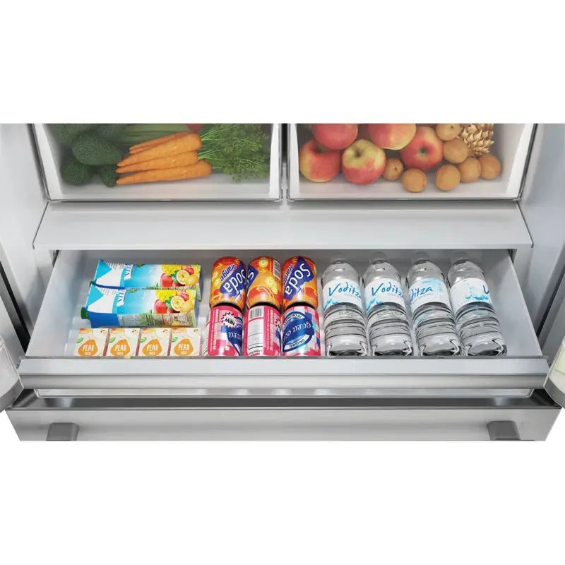 Sharp 36" 22.5 Cubic Feet Energy Star Smudge-Resistant French Door Refrigerator | Fridge.com