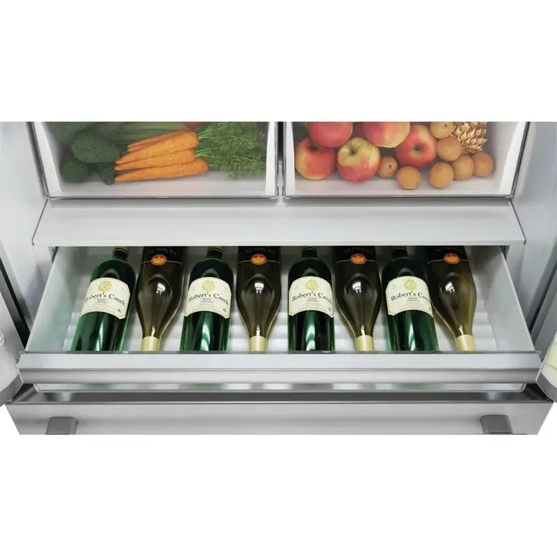 Sharp 36" 22.5 Cubic Feet Energy Star Smudge-Resistant French Door Refrigerator | Fridge.com