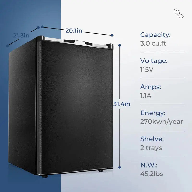 Simzlife 3.0 Cu. Ft. Upright Freezer with Adjustable Temperature Controls | Fridge.com