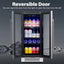 Single Zone 15 In. 80 (12 Oz.) Cans Beverage Cooler Soda Beer Drink Built-In Refrigerator 34-54°F with Safety Lock | Fridge.com