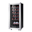 Single Zone 18-Bottle Free Standing Compressor Wine Cooler with Glass Door | Fridge.com