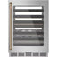 Smart 24 In. 46-Bottle Wine Beverage Cooler in Stainless Steel | Fridge.com