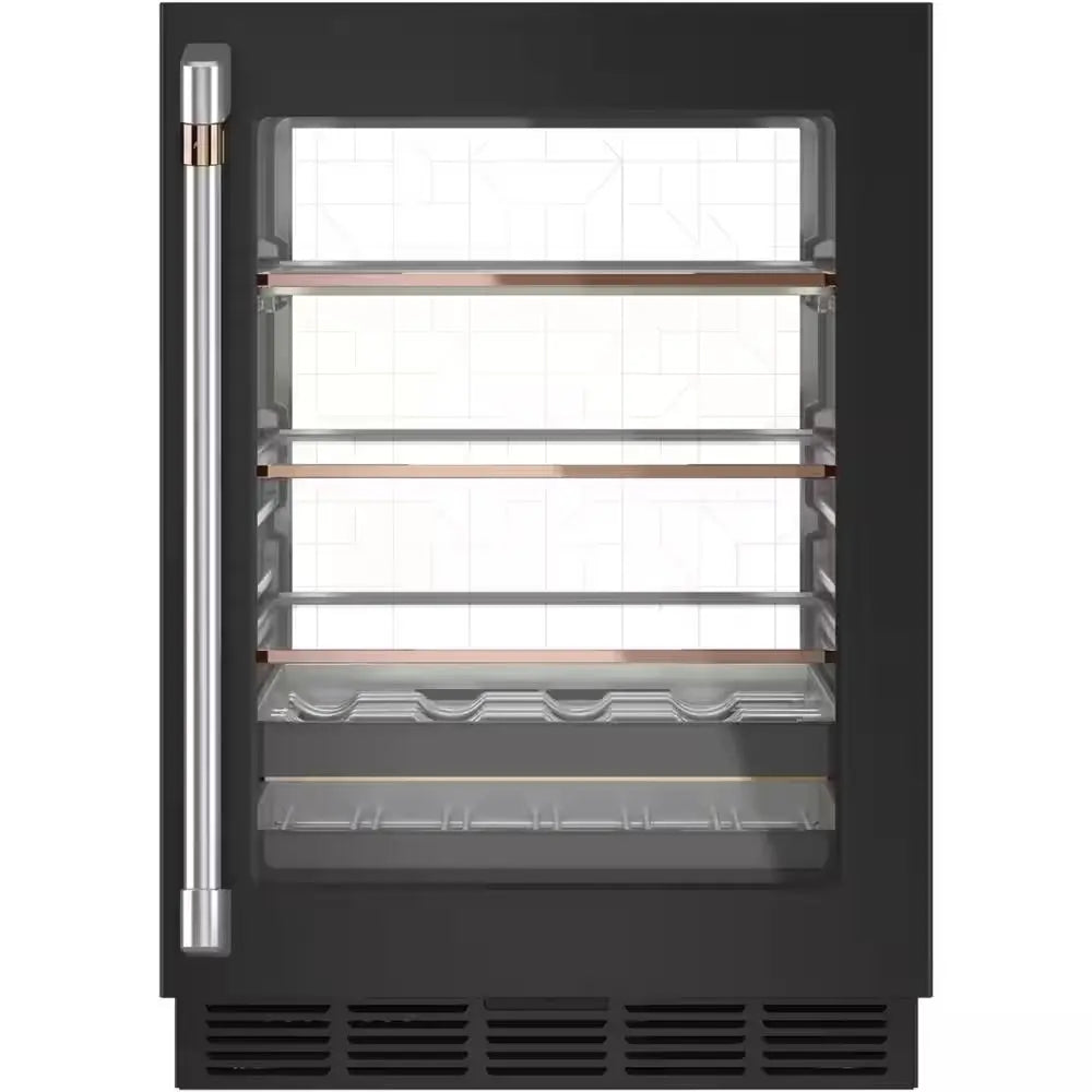 Smart 24 In. 46-Bottle Wine Beverage Cooler in Stainless Steel | Fridge.com