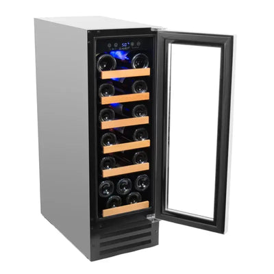 Smith & Hanks 12'' 19 Bottle Single Zone Wine Refrigerator | Fridge.com