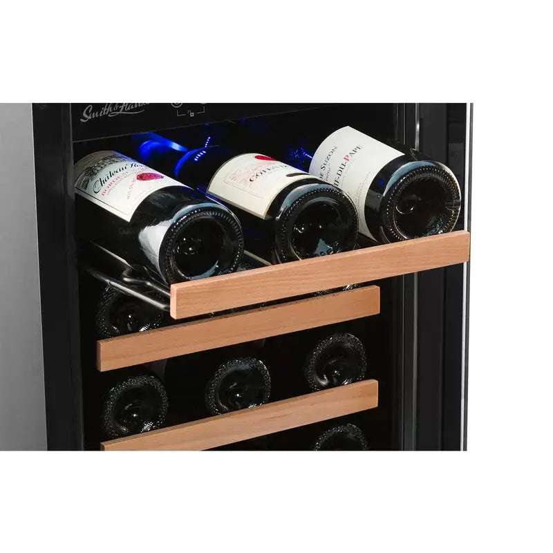 Smith & Hanks 15'' 32 Bottle Dual Zone Wine Refrigerator | Fridge.com