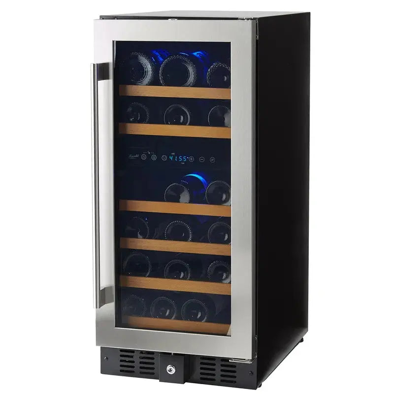 Smith & Hanks 15'' 32 Bottle Dual Zone Wine Refrigerator | Fridge.com