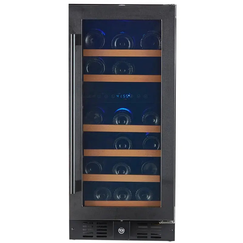 Smith & Hanks 15'' 32 Bottle Dual Zone Wine Refrigerator | Fridge.com