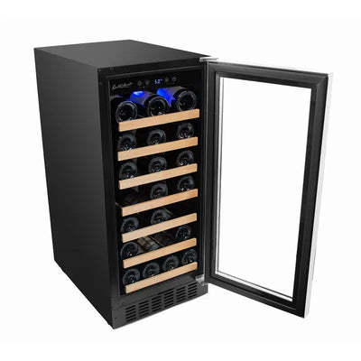 Smith & Hanks 15'' 34 Bottle Single Zone Wine Refrigerator | Fridge.com