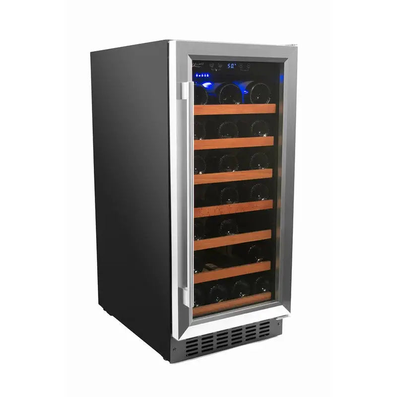 Smith & Hanks 15'' 34 Bottle Single Zone Wine Refrigerator | Fridge.com