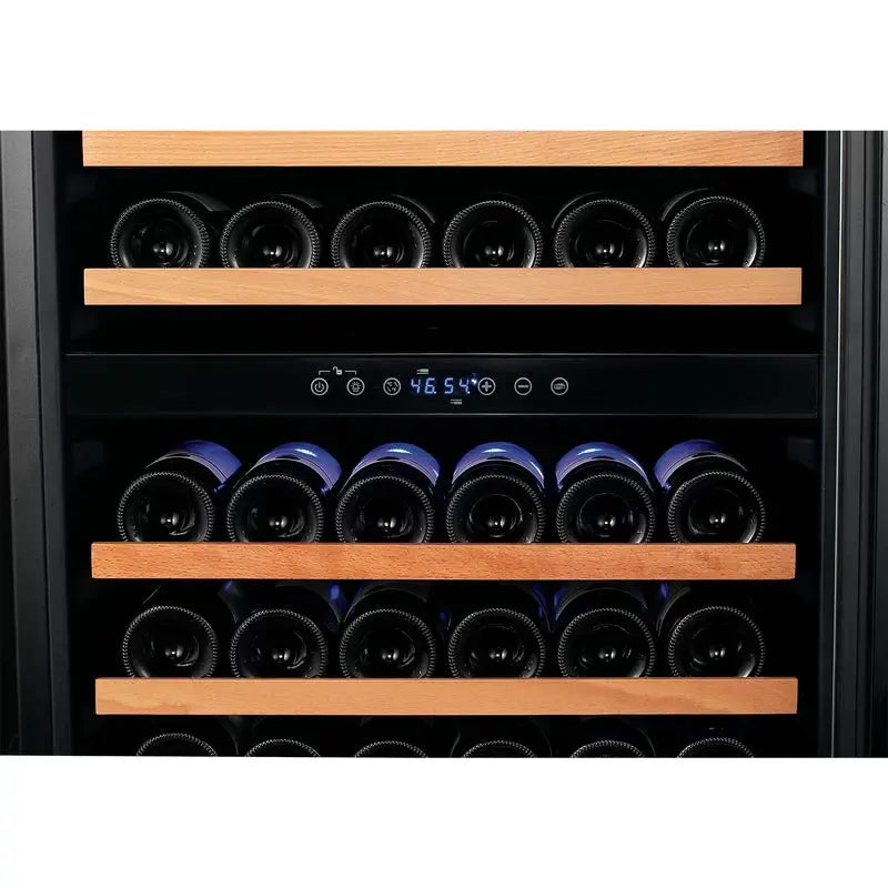 Smith & Hanks 23.75'' 166 Bottle Dual Zone Wine Refrigerator | Fridge.com