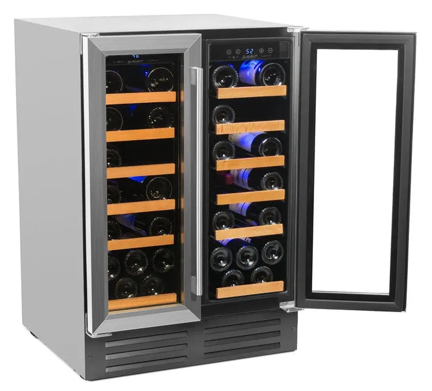 Smith & Hanks 24'' 40 Bottle Dual Zone | Fridge.com