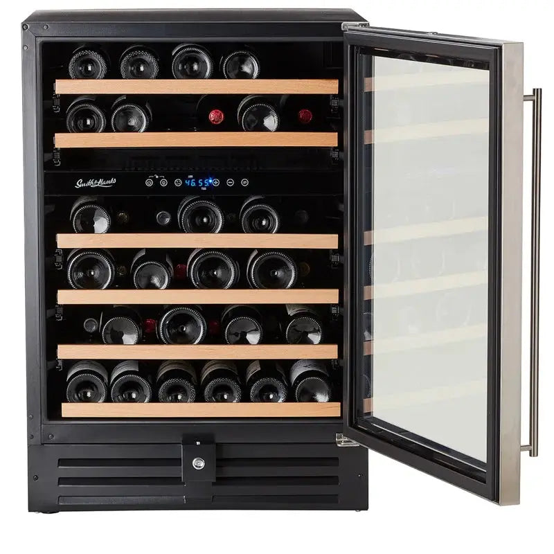 Smith & Hanks 24'' 46 Bottle Dual Zone | Fridge.com