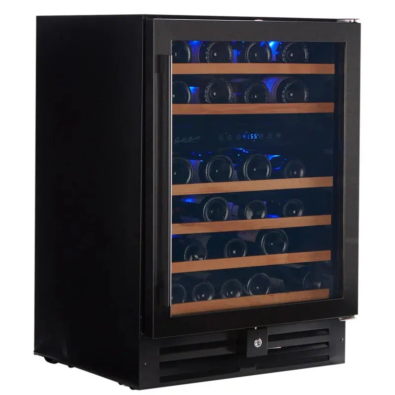 Smith & Hanks 24'' 46 Bottle and 60 Can Dual Zone Wine & Beverage Refrigerator | Fridge.com