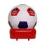 Soccer Ball Mini Fridge, 5 Can Beverage Cooler with Hidden Opening, White Red Black | Fridge.com