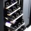 Sollevare 23.4'' 30 Bottle Dual Zone Wine Refrigerator | Fridge.com