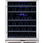 Sollevare 23.4'' 46 Bottle Dual Zone Wine Refrigerator | Fridge.com