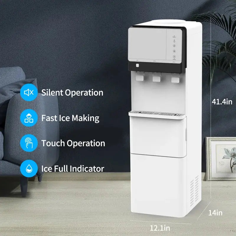 Soopyk White Free Standing Top Loading Electric Water Dispenser | Fridge.com