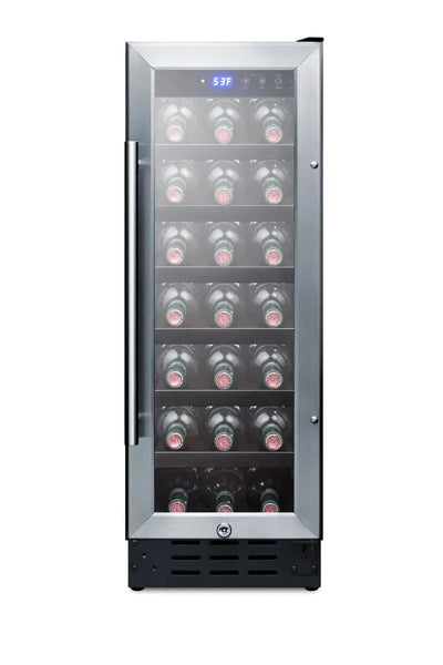 Summit Appliance 11.88'' 21 Bottle Single Zone Wine Refrigerator | Fridge.com