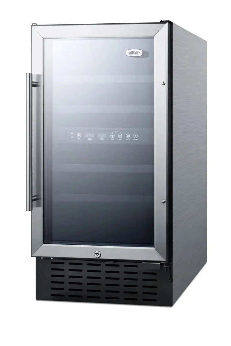 Summit Appliance 17.75'' 28 Bottle Dual Zone Wine Refrigerator | Fridge.com