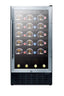 Summit Appliance 17.75'' 34 Bottle Single Zone Wine Refrigerator | Fridge.com