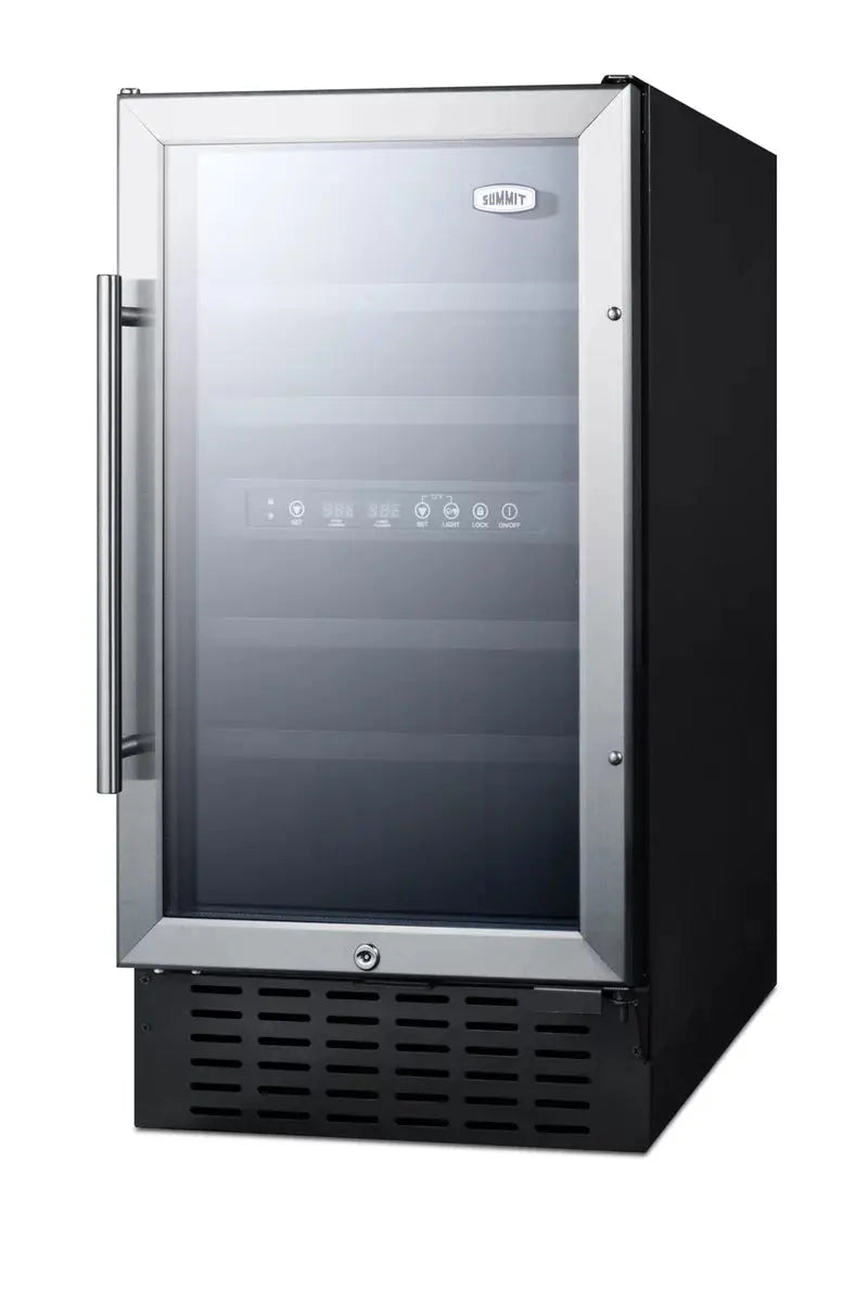 Summit Appliance 17.94'' 28 Bottle Dual Zone Wine Refrigerator | Fridge.com