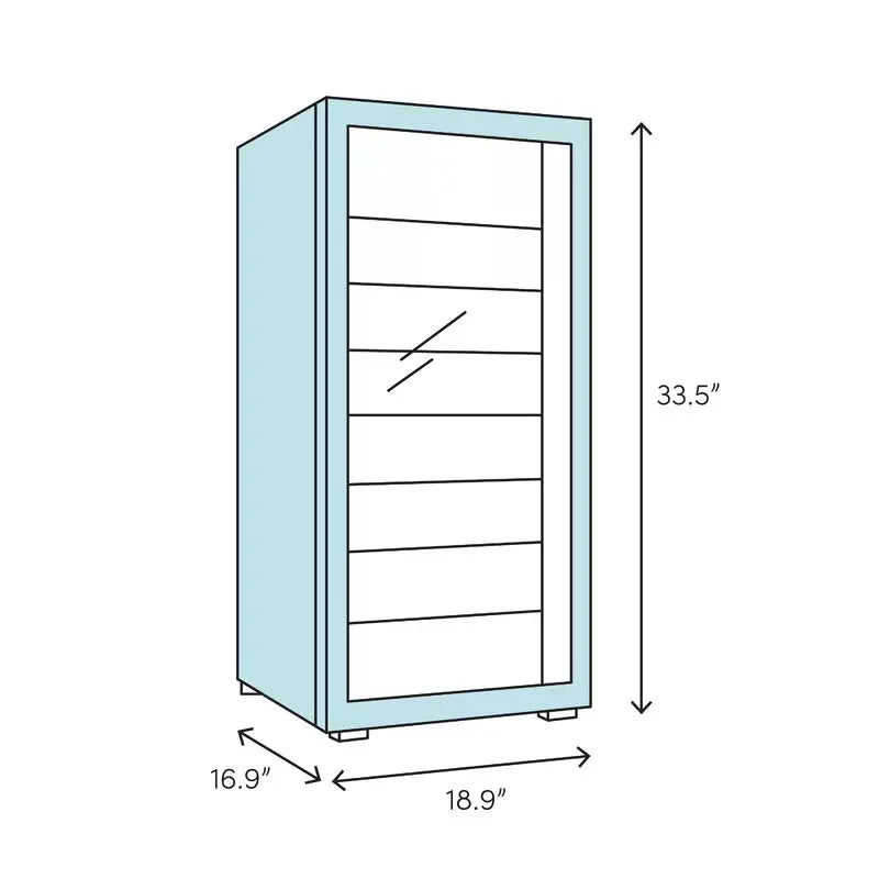 Summit Appliance 17.94'' 28 Bottle Dual Zone Wine Refrigerator | Fridge.com