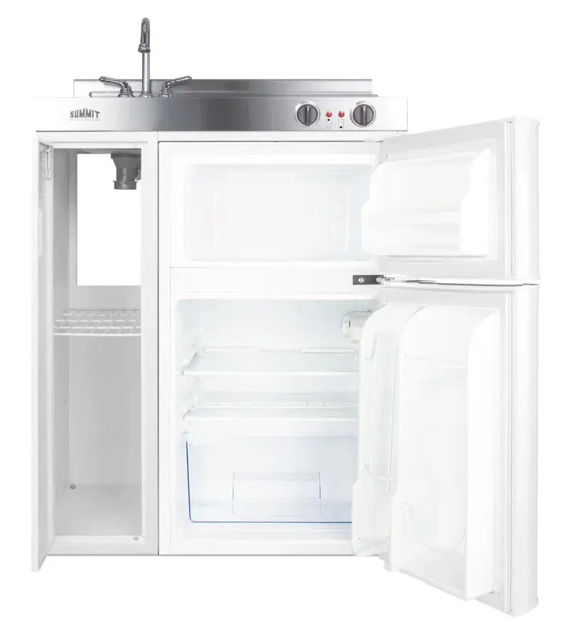 Summit Appliance 2.96 Cubic Feet Cu. Ft. Mini Fridge with Freezer Kitchenette | Fridge.com