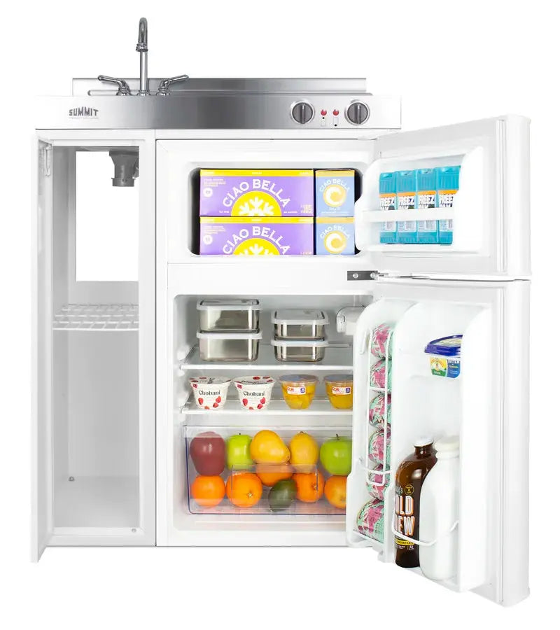 Summit Appliance 2.96 Cubic Feet Cu. Ft. Mini Fridge with Freezer Kitchenette | Fridge.com