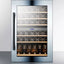 Summit Appliance 23.25'' 51 Bottle Dual Zone Built-In Wine Refrigerator | Fridge.com