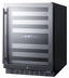 Summit Appliance 23.5'' 46 Bottle Dual Zone Built-In Wine Refrigerator | Fridge.com