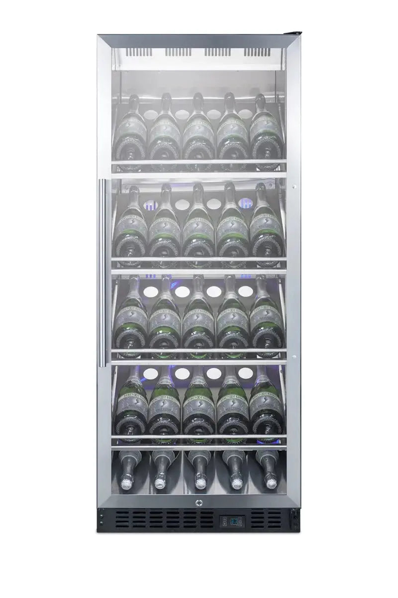 Summit Appliance 23.63'' 25 Bottle Single Zone Freestanding Wine Refrigerator | Fridge.com