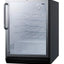 Summit Appliance 23.63'' 36 Bottle Single Zone Built-In Wine Refrigerator | Fridge.com