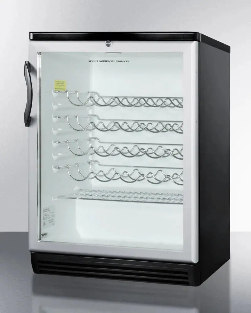 Summit Appliance 23.63'' 36 Bottle Single Zone Built-In Wine Refrigerator | Fridge.com