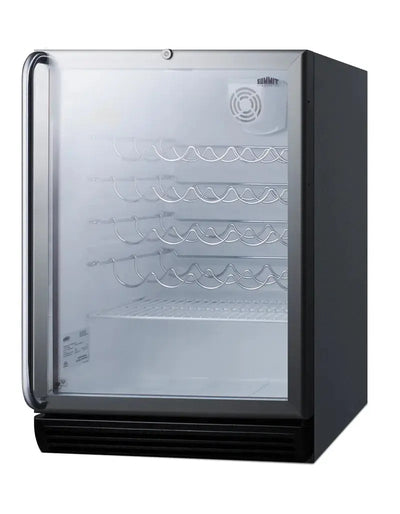 Summit Appliance 23.63'' 36 Bottle Single Zone Freestanding Wine Refrigerator | Fridge.com