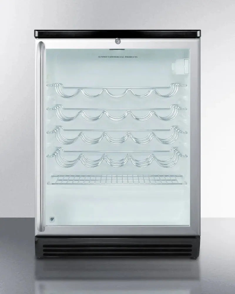 Summit Appliance 23.63'' 36 Bottle Single Zone Freestanding Wine Refrigerator | Fridge.com