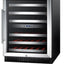 Summit Appliance 23.63'' 46 Bottle Dual Zone Wine Refrigerator | Fridge.com