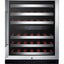 Summit Appliance 23.63'' 46 Bottle Dual Zone Wine Refrigerator | Fridge.com