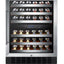 Summit Appliance 23.63'' 46 Bottle Dual Zone Wine Refrigerator | Fridge.com