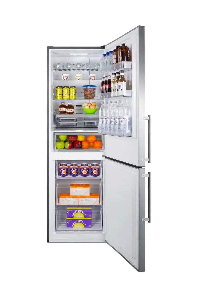 Summit Appliance 24" 10.6 Cubic Feet Energy Star Bottom Freezer Refrigerator | Fridge.com