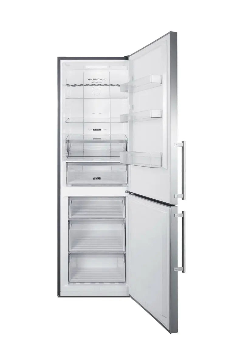 Summit Appliance 24" 10.6 Cubic Feet Energy Star Bottom Freezer Refrigerator | Fridge.com