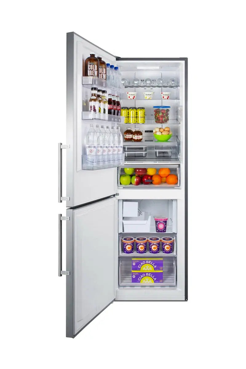 Summit Appliance 24" 10.6 Cubic Feet Energy Star Bottom Freezer Refrigerator | Fridge.com