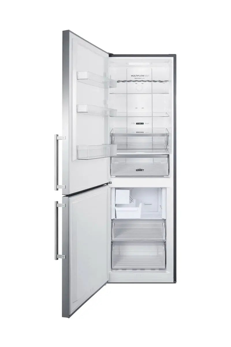 Summit Appliance 24" 10.6 Cubic Feet Energy Star Bottom Freezer Refrigerator | Fridge.com