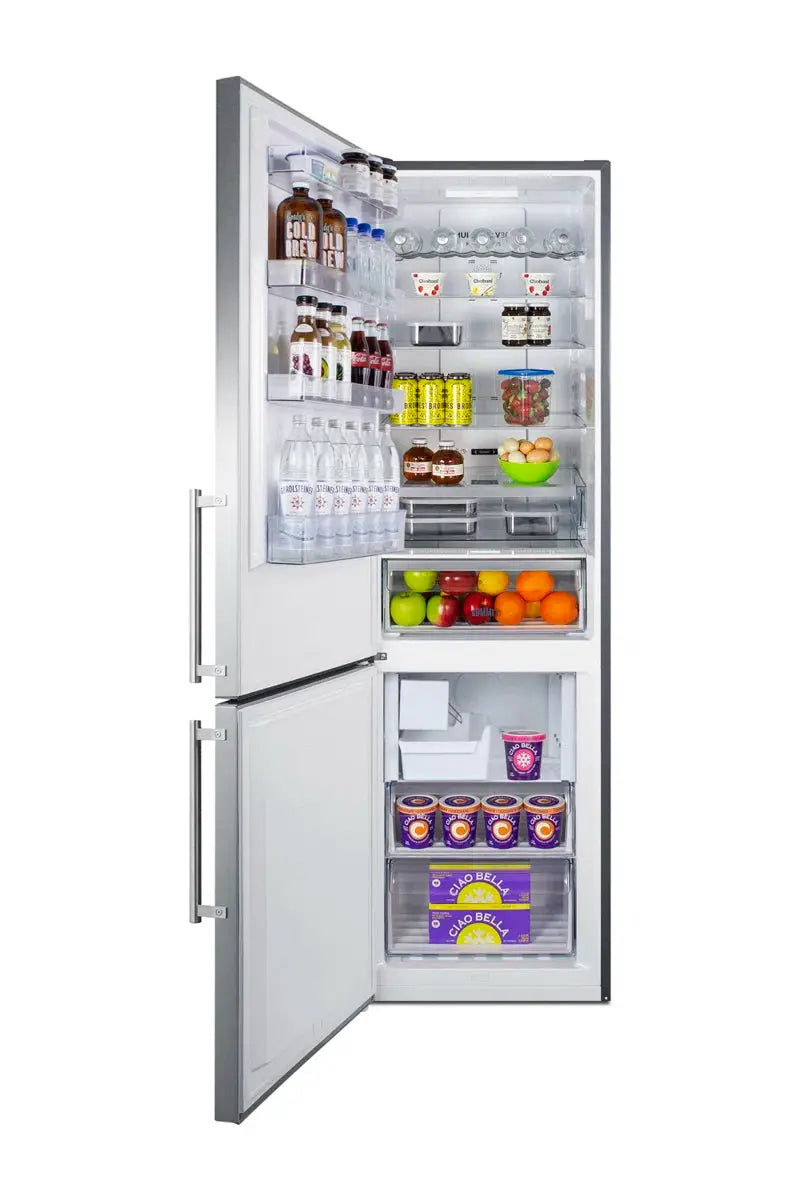 Summit Appliance 24" 11.7 Cubic Feet Bottom Freezer Refrigerator | Fridge.com