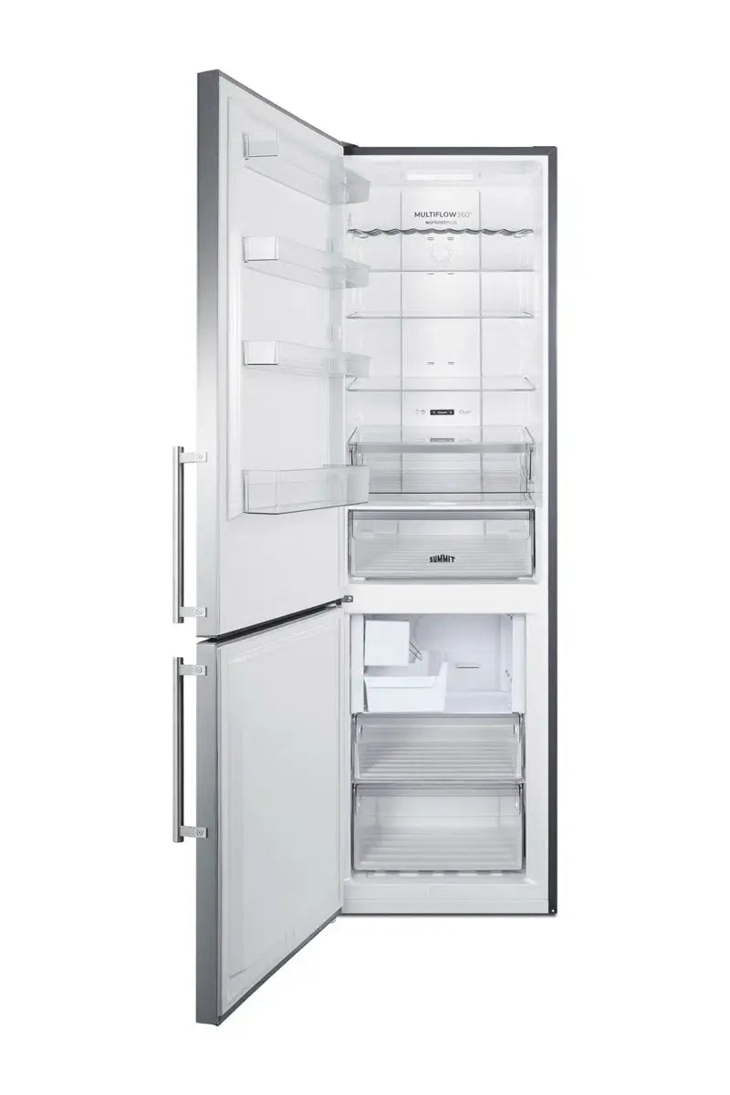 Summit Appliance 24" 11.7 Cubic Feet Bottom Freezer Refrigerator | Fridge.com