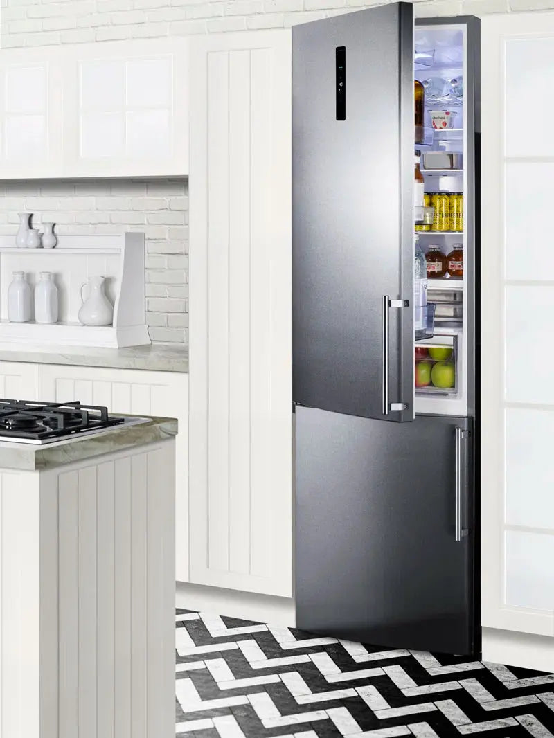 Summit Appliance 24" 11.7 Cubic Feet Bottom Freezer Refrigerator | Fridge.com