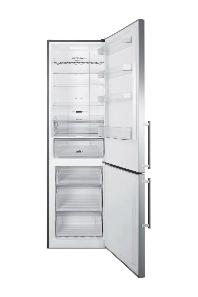 Summit Appliance 24" 11.7 Cubic Feet Energy Star Bottom Freezer Refrigerator | Fridge.com